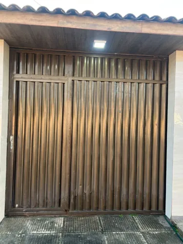 Portão de aço Bronze 2,25 L x 2,18 A