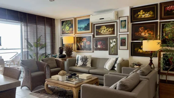 Apartamento à venda em Jurerê| 3 dormitórios (2 suítes) | Mobiliado| 144 m² privativos.