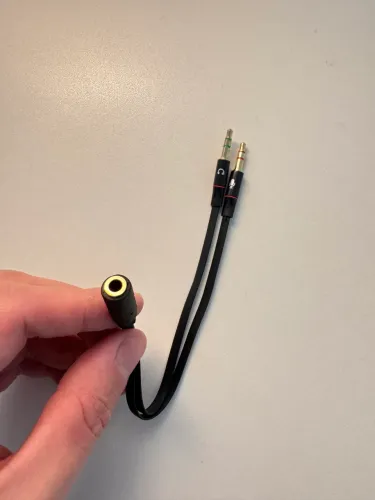 Cabo divisor P2 fone microfone