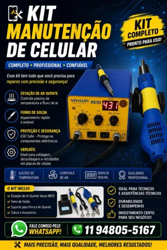 Kit manutenção de celular