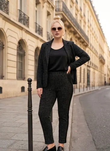 Calça quentinha Plus Tam. G1 novo