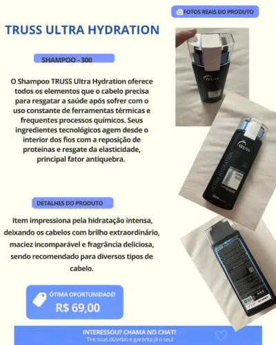 TRUSS Ultra Hydration - Shampoo 300ml