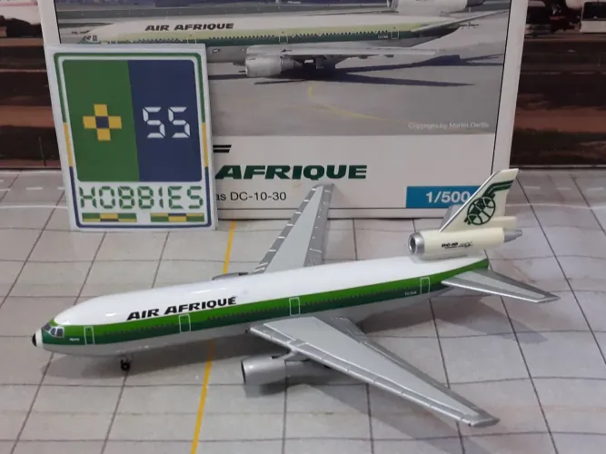 Miniatura Avião Herpa 1/500 Air Afrique McDonnell Douglas DC-10-30 (leia o anúncio)