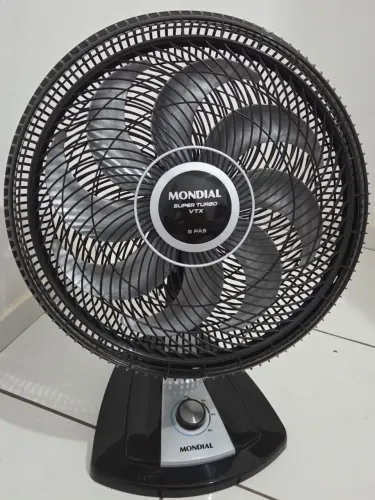 Ventilador de Mesa Mondial Super Turbo VTX 8 Pás - Pouco Usado | Excelente Estado