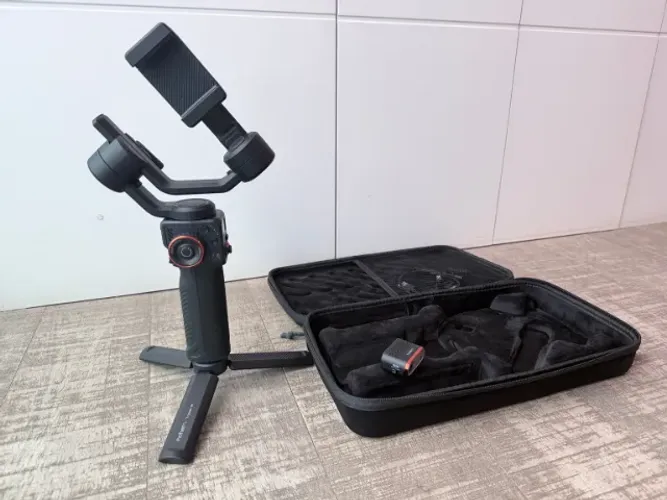 Estabilizador Hohem iSteady M6 com rastreamento AI e maleta