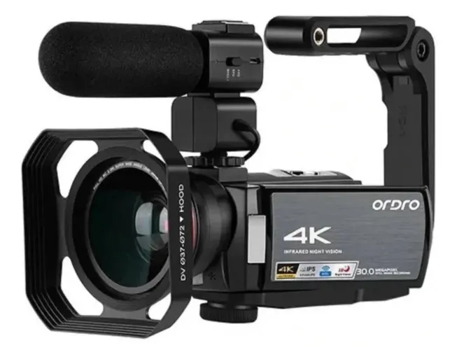 Câmera Filmadora 4k Profissional Câmera de Vídeo Nova Lacrada