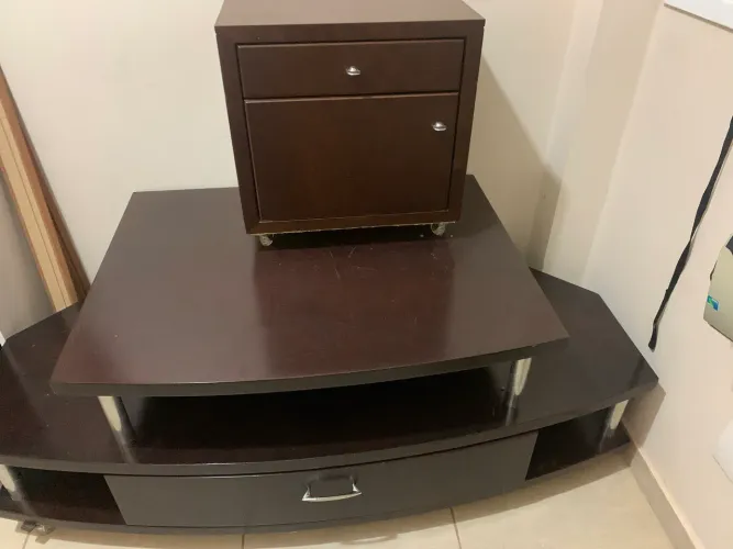 Rack para TV + Criado Mudo
