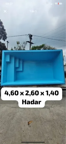 Piscina de fibra