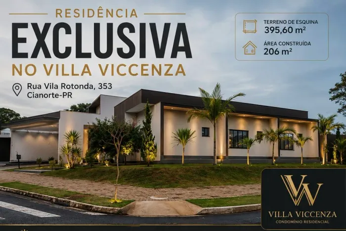 OPORTUNIDADE EXCLUSIVA NO VILLA VICCENZA!