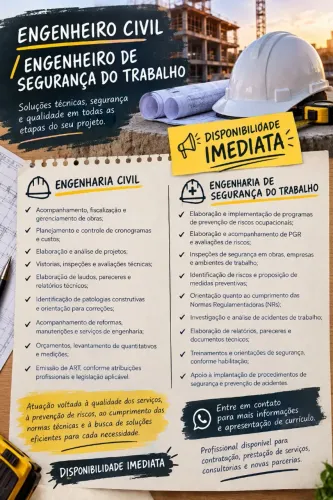 Engenheiro civil/ de segurança