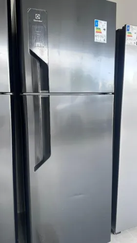 Geladeira Eletrolux Duplex TF71 Black Inox 480 Litros 220v
