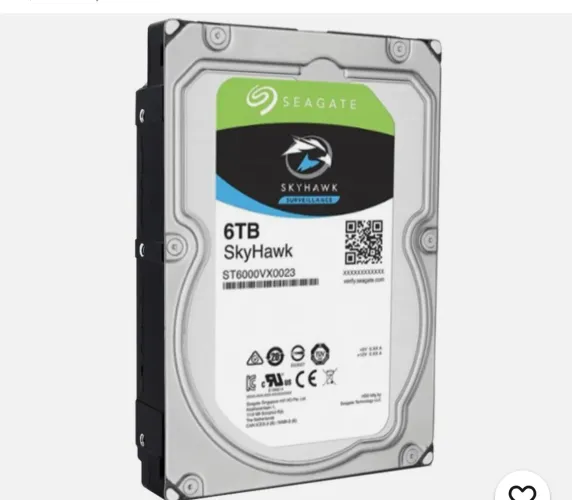 Disco rígido interno SATA/600 256MB para Seagate SkyHawk ST6000VX0023 6TB