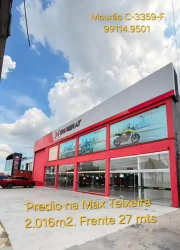 Alugo/Vendo Excelente Prédio Comercial com 2.016m2 na Max Teixeira. 2 pavimentos e 2 subso