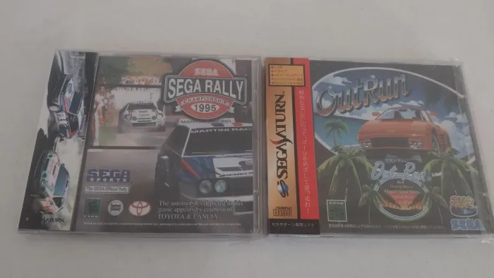 Jogos Sega Rally + Outrun para sega saturn