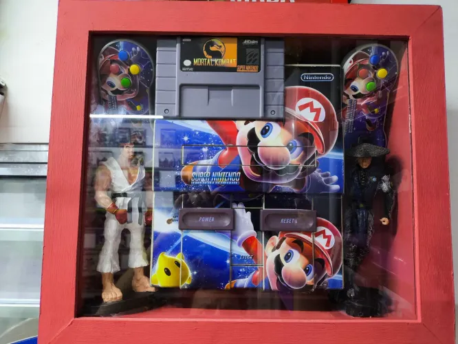 Quadro real super Nintendo.
