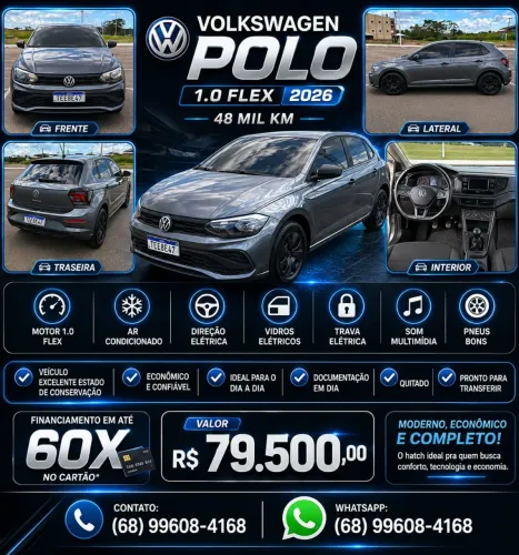 Volkswagen Polo Track 1.0 Flex 12V 5P 2026