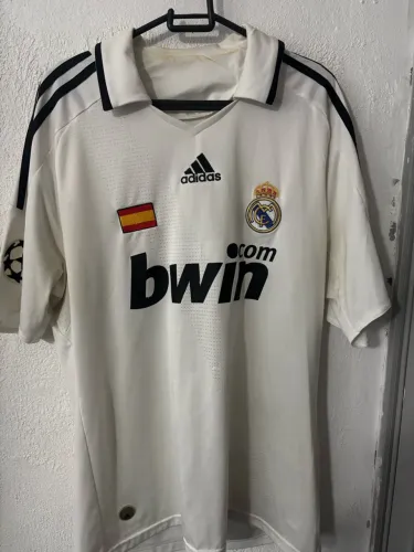 Camisa Real Madrid 2008 ORIGINAL Champions League