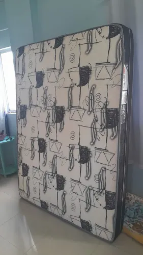 Conjunto cama box casal padrão ortopédico ortobom