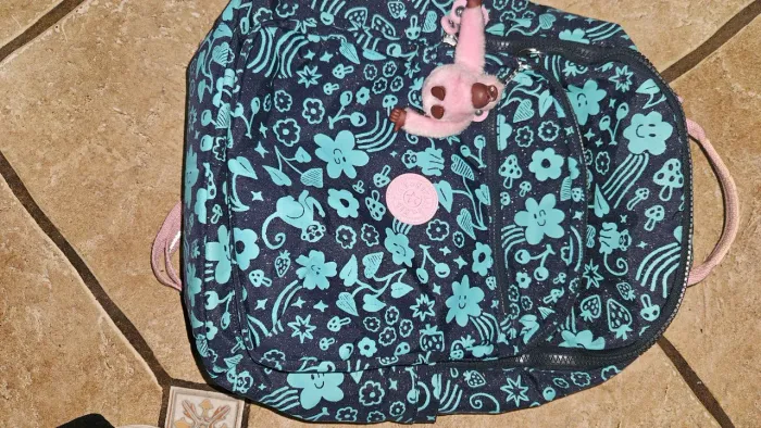 Mochila Kipling original seoul glitter
