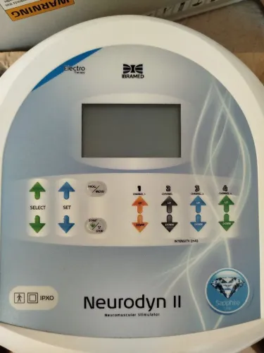 Aparelho de Eletroterapia Ibramed Neurodyn II - TENS, FES e Corrente Russa