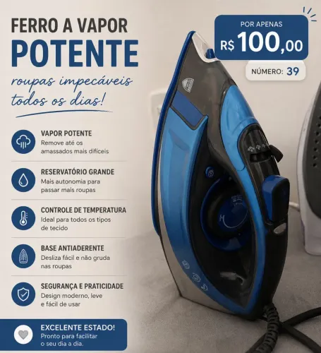 Ferro de passar roupa