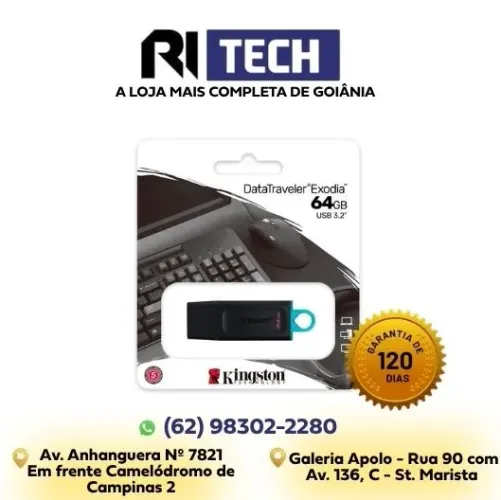 Pendrive 64GB Kingston Exodia USB-A 3.2 DTX/64GB