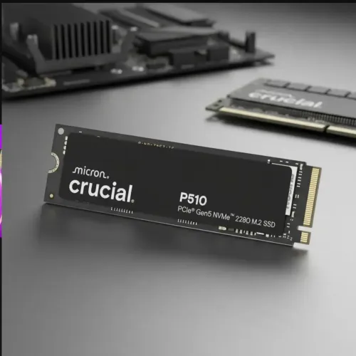 Crucial SSD NVMe P510 2TB Gen5, até 10.000 MB/s, SSD PCIe 5.0 M.2 2280