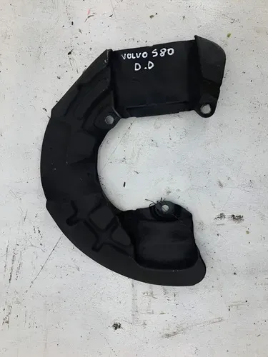 Espelho De Roda Dianteira Direita Volvo S80 2.8 2002 Preto