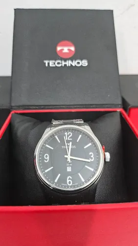 Relógio Technos Masculino Steel Prata 2015BZBS/1P