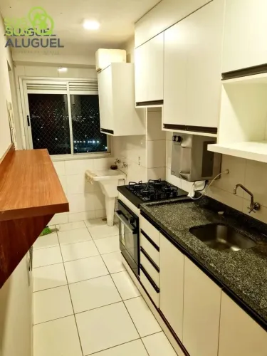 Alugo apartamento decorado edf. garden sangri la