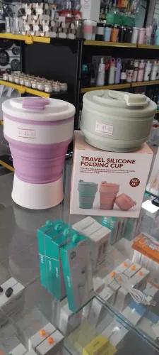 Copo retrátil de silicone 500ml