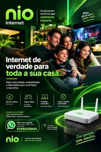 Roteador Wi-Fi Nio ? Equipamento para conexão residencial