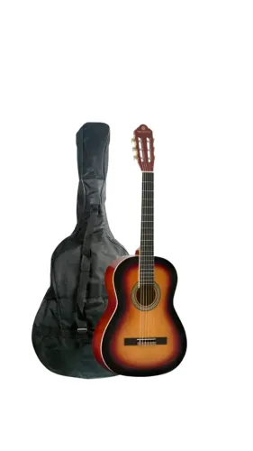 Kit Violão Harmonics Gna-111 Acústico Nylon Sunburst Destro Linden + Capa MXT