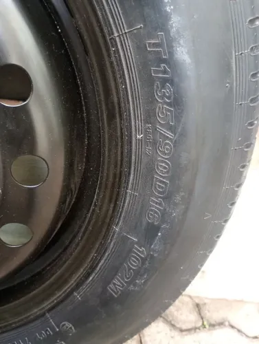 Estepe fino para Mercedes, aro 16, furacão 5x123