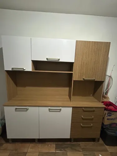 Armário de Cozinha 6portas e 2 Gavetas 180