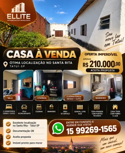CASA COM 2 DORMITÓRIOS + LOTE 5X25