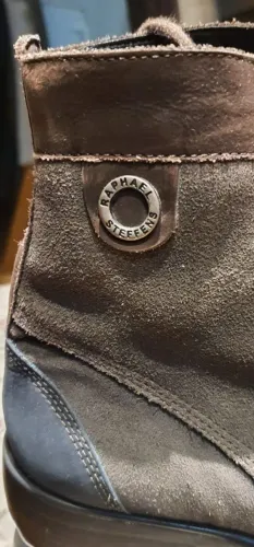 Bota masculina 42 Raphael Steffens couro e lona