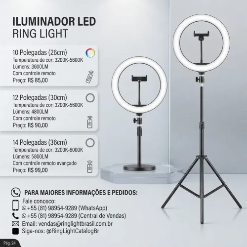 Ring Light vários tamanhos
