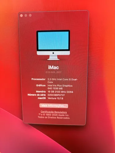 iMac 21.5 inch 2017