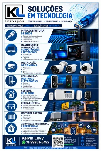 CÂMERAS, CENTRAL DE ALARME, CERCA ELÉTRICA