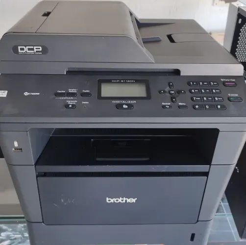 IMPRESSORA BROTHER MULTIFUNCIONAL DCP 8112DN TODA REVISADA COM TONER EXTRA
