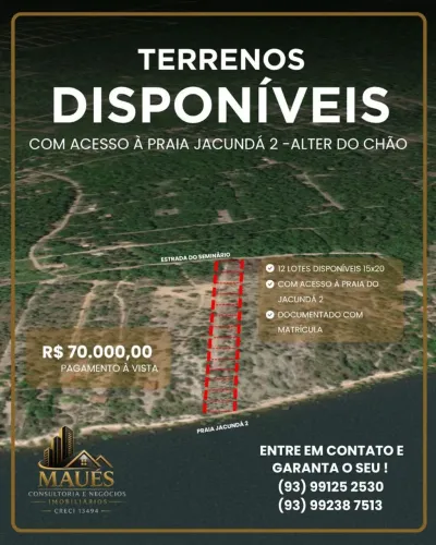 Lotes em Alter do Chão 