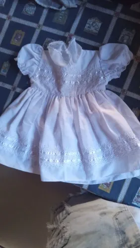 Vestido branco bebe