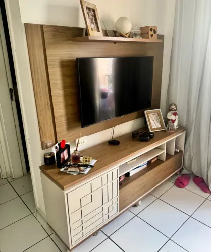 Painel de tv e rack