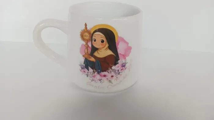 ? Caneca de Porcelana com Imagens Sacras - Fé e Delicadeza no Seu Dia a Dia ?