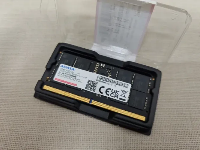 Memória RAM Notebook ADATA 16GB DDR5 5600MHz SODIMM Nova