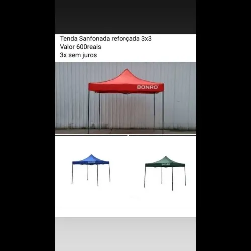 Tenda 3x3 sanfonada