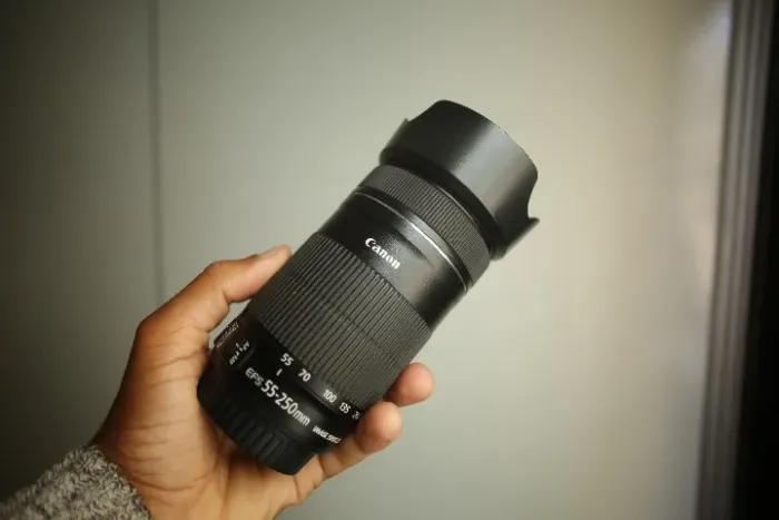 Pra sair hoje - Canon 55-250mm Is STM - estado de nova