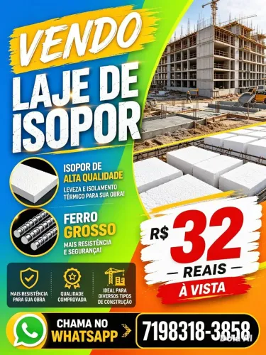 Laje de Isopor Chama 