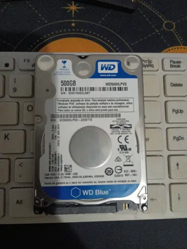 HD WD Blue 500GB SATA III 2,5? ? Testado e formatado